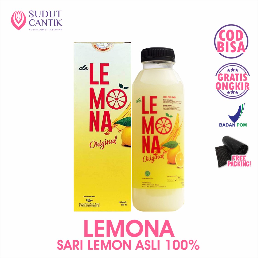 

Glamorine - Lemona [Ready] Sari Lemon Asli Jus Pelangsing Diet Detox Alami Herbal Halal By Glamorine