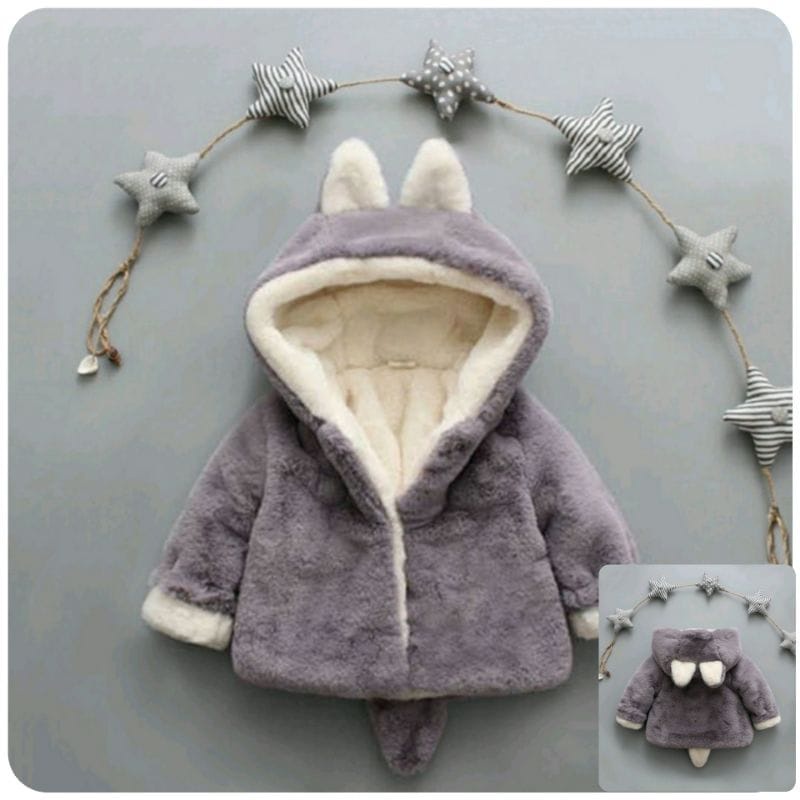 Jaket bayi jaket tebal anak/ hoodie coat/ baby mantel hangat/ jaket LYME JK8