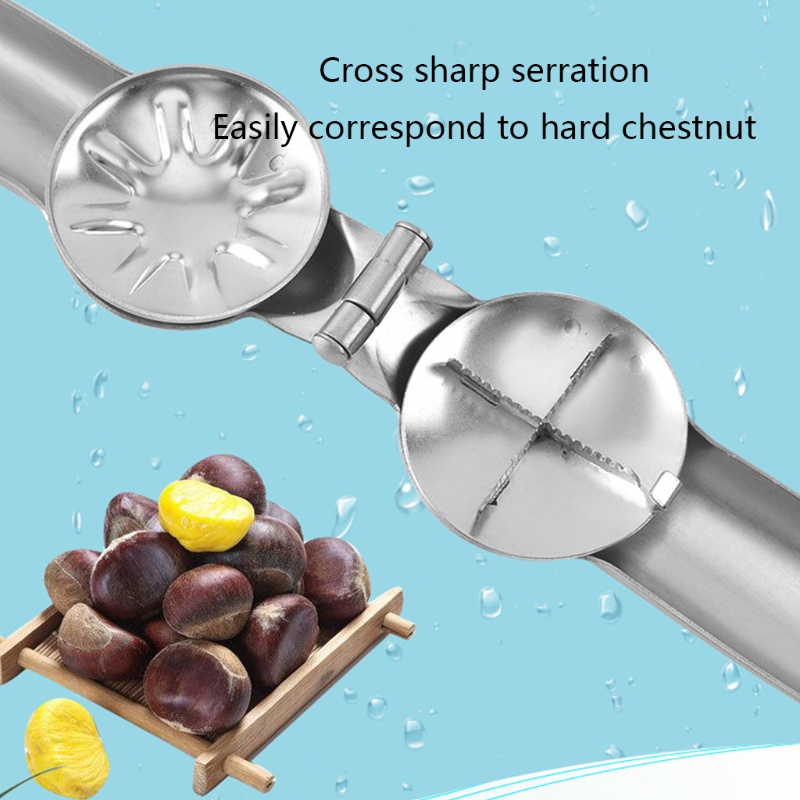 Alat Pembuka Kacang Chestnut Bahan Stainless Steel Untuk Dapur