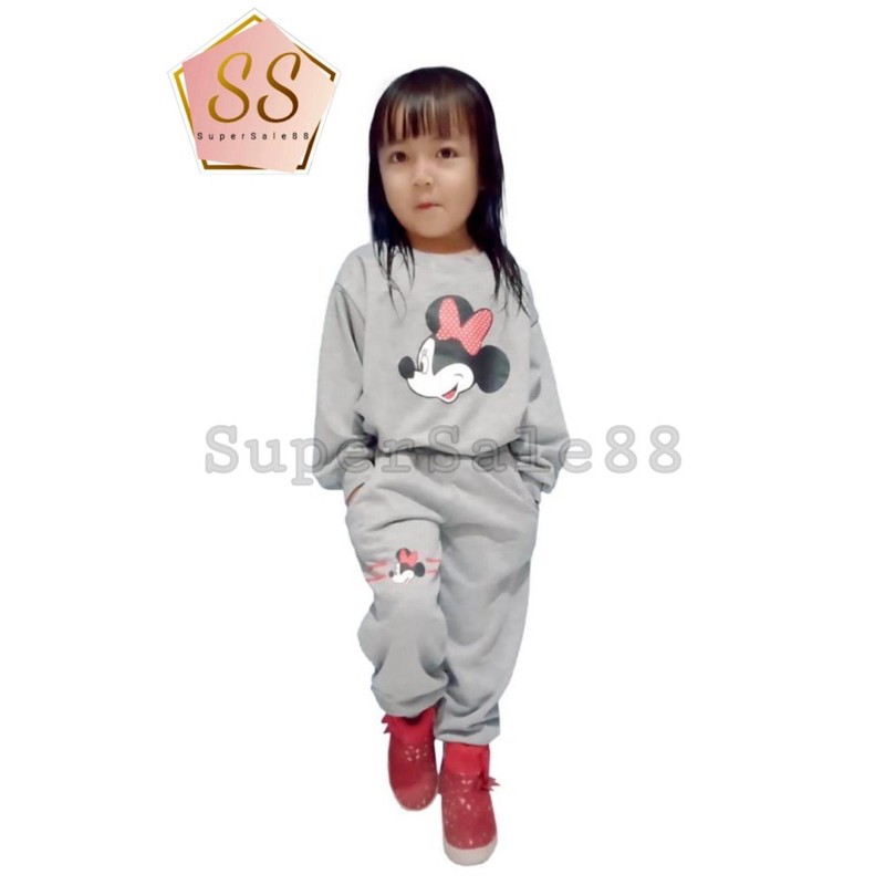 STELAN MINIO MOUS LUCU TERBARU/BAJU ANAK TELARIA