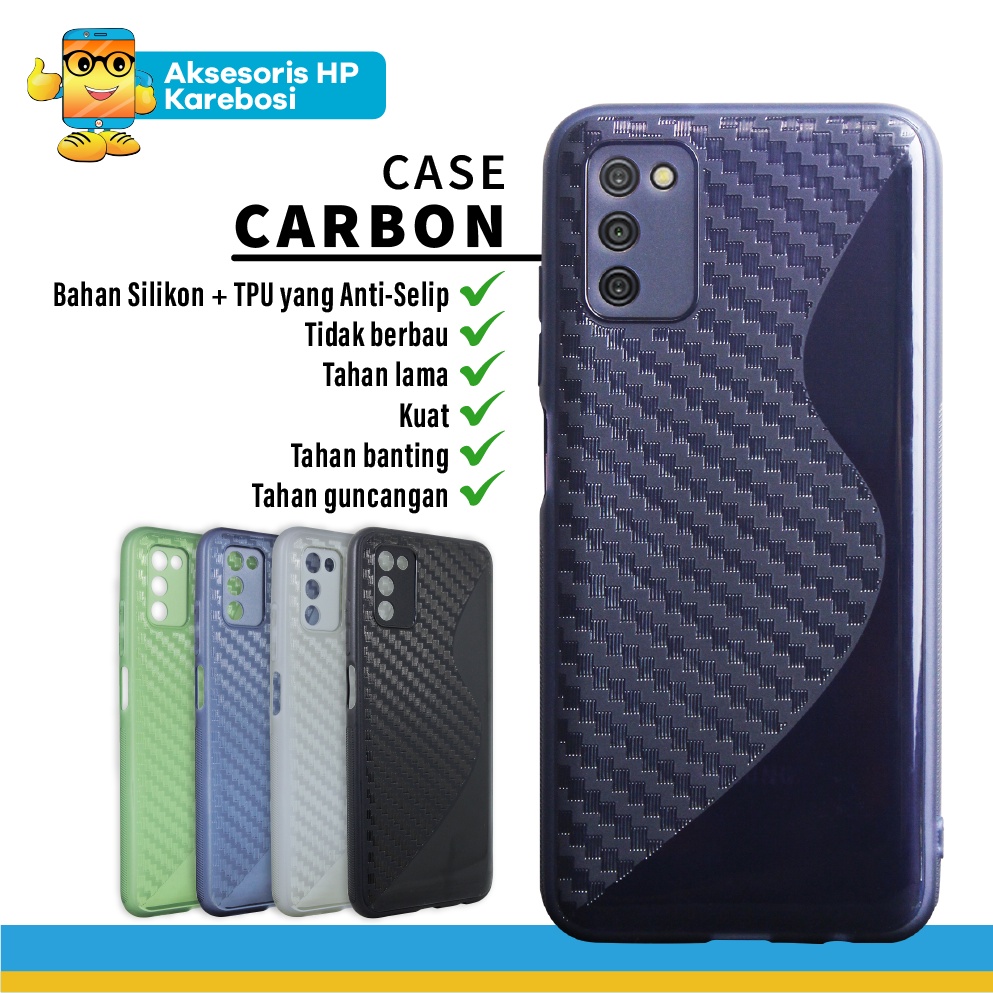 Case Casing TPU S Carbon Casing Handphone Hp untuk Xiaomi Pocophone Case Hp Universal
