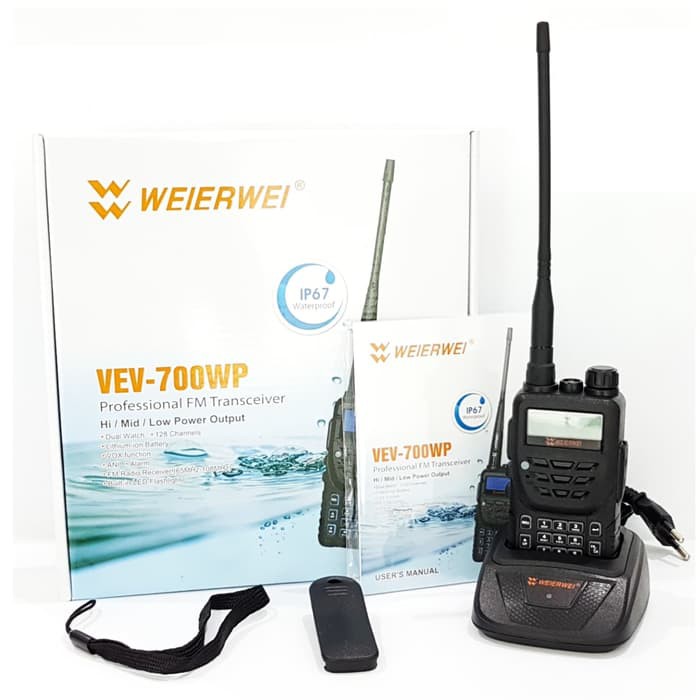 HT Weierwei VEV-700WP Dual Band IP67 Waterproof.