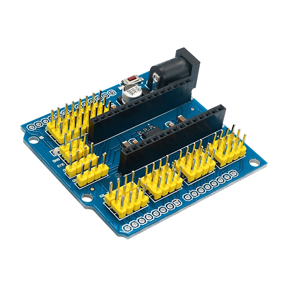 〖Factory Supplier/COD〗Board Expansion Board Sensor Shield Nano I / O Untuk Arduino R1 Nano 3.0