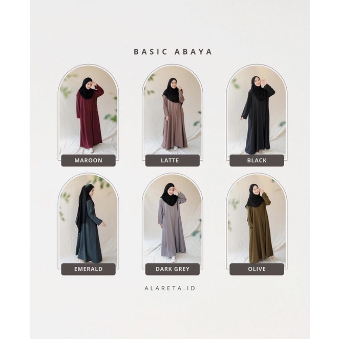 ✨ Basic Abaya Alareta ✨