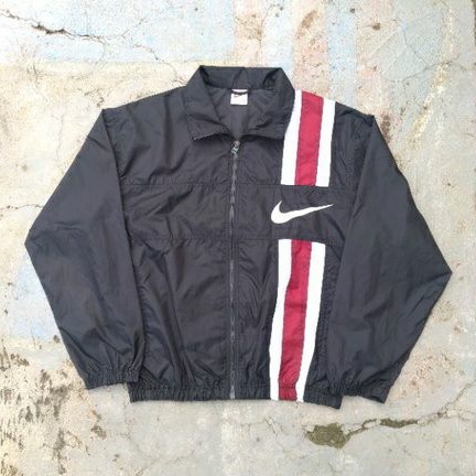 Jaket Nike Mini Swoosh Vintage Stripe Second