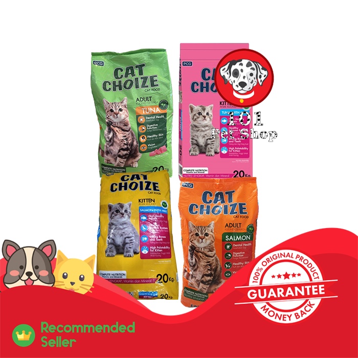 Makanan kucing cat choize adult 800gr &amp; kitten 1kg (7pc gosend + grab)