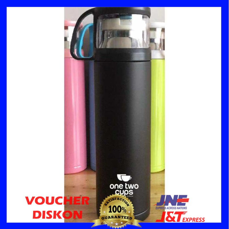 Botol Minum Thermos With Cup Head 500ml