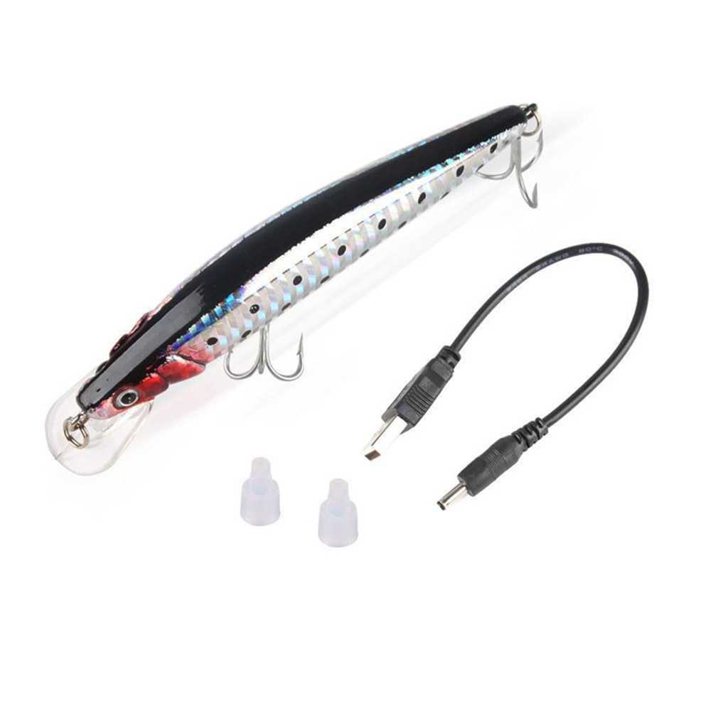 GIJ - FEWIYONI Umpan Pancing Ikan Flashing LED Floating Lure Bait