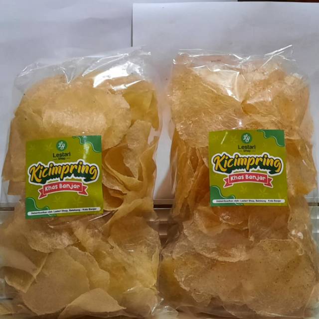 

Kicimpring singkong isi 250gram (cemilan)