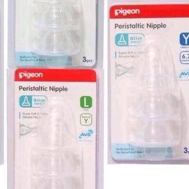 Pigeon Peristaltic Nipple Standard Neck isi 3 Nipple
