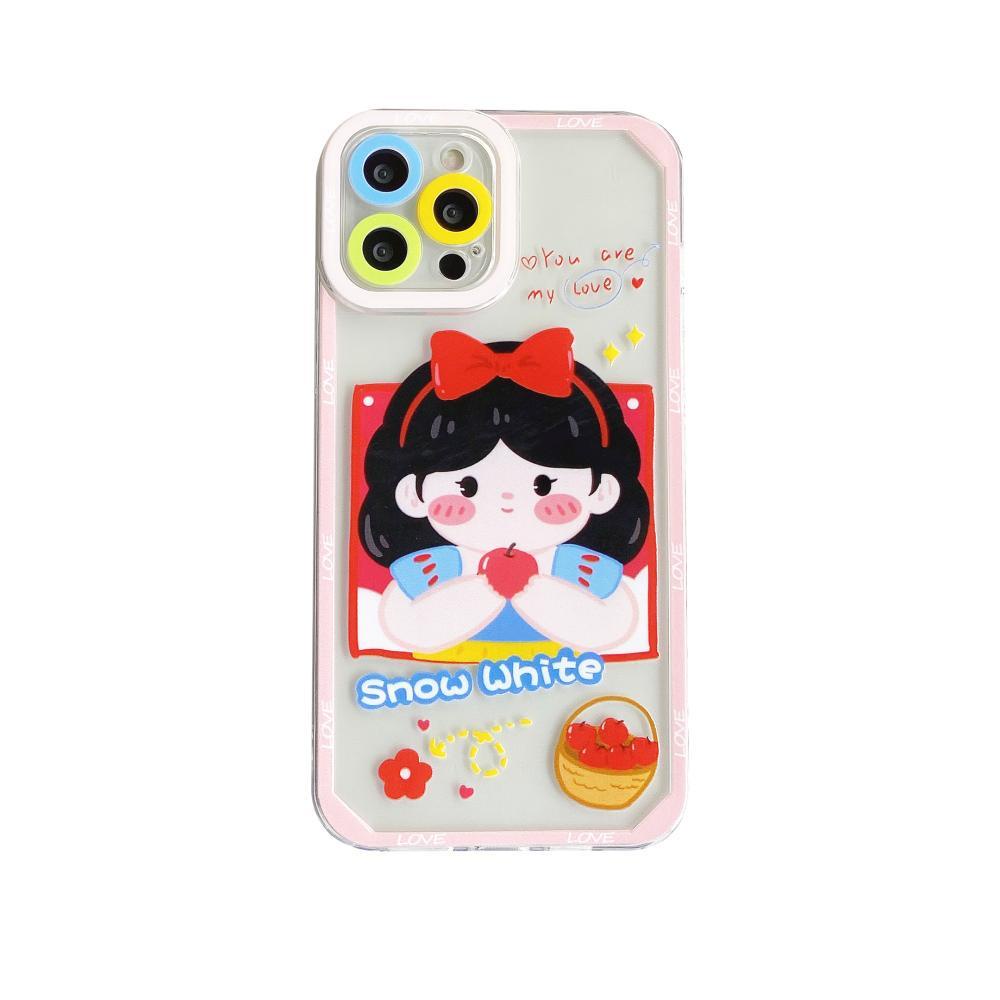 Casing Silikon Iphone 13 Pro Max 12 Pro Max 11 Pro Max Xr Xs Max 7 Plus Shockproof Motif Princess