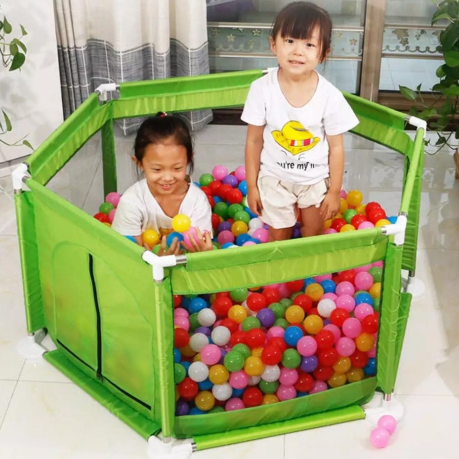 GOGO MB149 Mainan  Anak  Pagar  Tenda Bayi  6 Sisi 10pcs Bola 