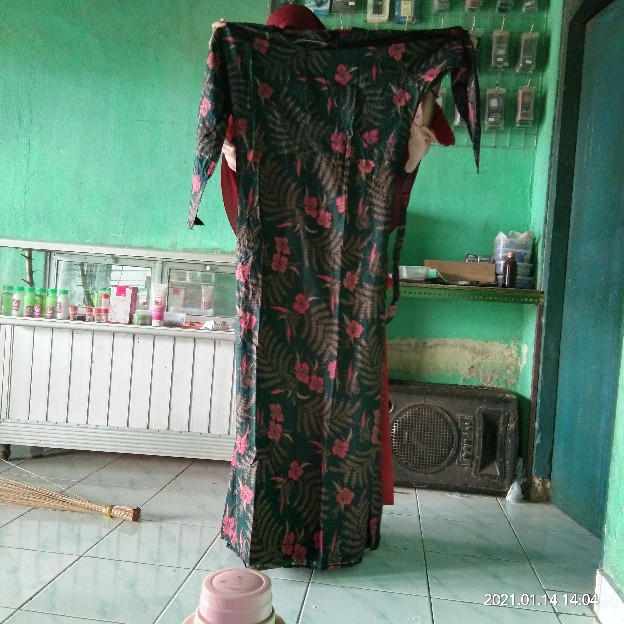 Ms Gamis Batik Sriwedari Maxi Bumil/busui Katun Sogan Allsize & Jumbo