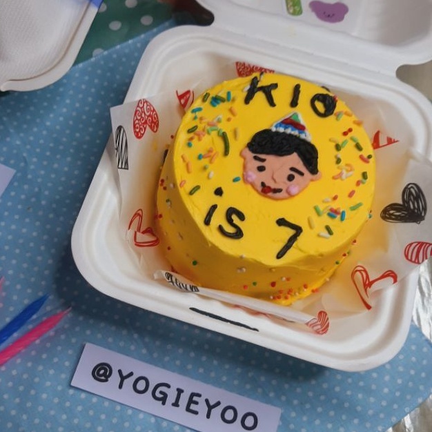 

Korean lunch box cake bento kue mini