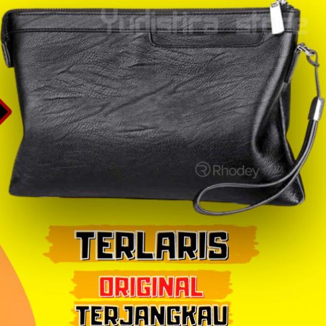 ☈ BISA Tas Clutch pria wanita impor Casual Dompet besar kondangan Rhodey Original HB005 | Tas tangan