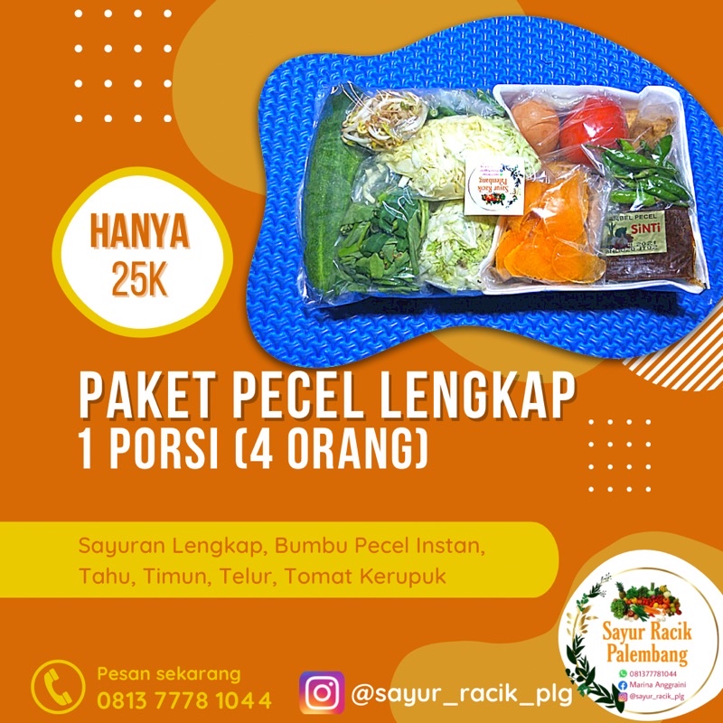 

Paket Pecel lengkap