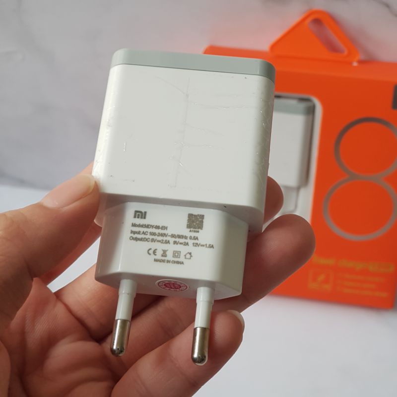 CHARGER XIAOMI ORIGINAL TYPE C MI A1/MI A2/MI 8 LITE/REDMI NOTE 7 Pro/REDMI 8/8A PRO FAST CHARGING