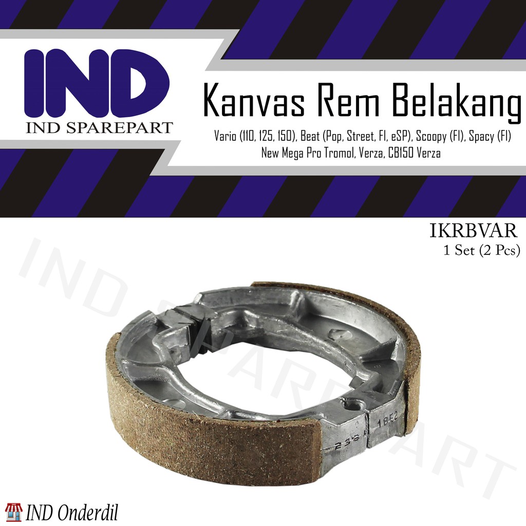 Kampas Rem Tromol Belakang-Brakeshoe-Brake Shoe Vario Techno 125-CBS