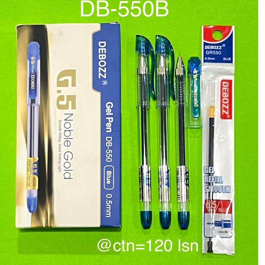 

<MoG ❤> 1 Lusin/ 12 Pcs/ Bolpen Pulpen/ Pena Gel Debozz DB-530 550/ 1 Box Isi 24 Refill/ Isi Ulang GR 530 GR530 0.7 ||Lagi.Trend