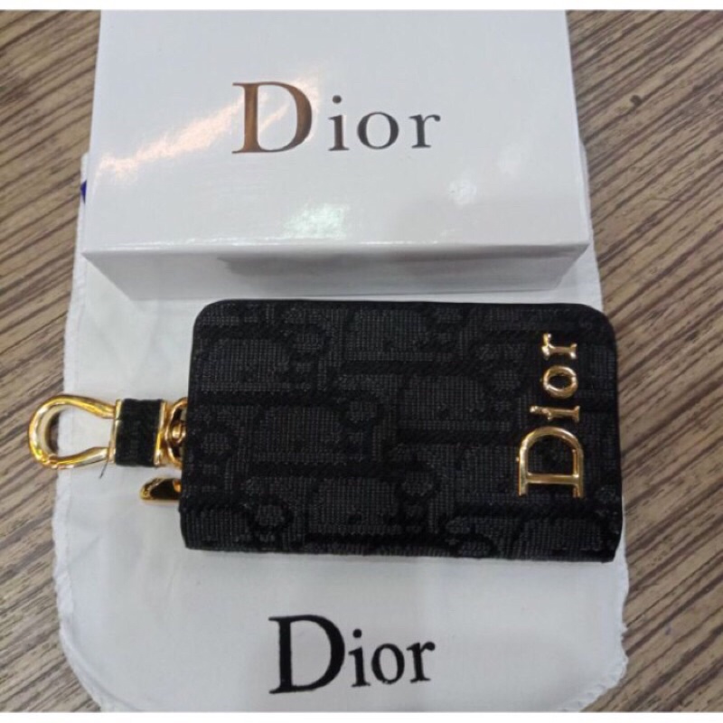 Dompet gantungan kunci STNK mobil dan motor Dior Import quality