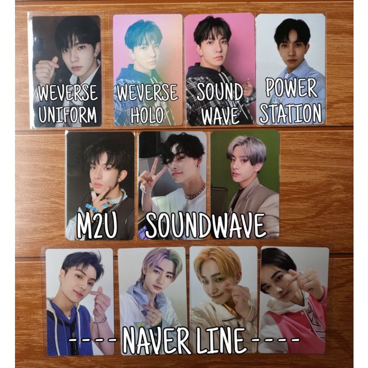 [OFFICIAL] Enhypen Photocard Lucky Draw Naver Line Manifesto Day One