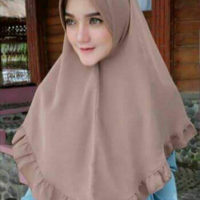 TERBARU TERLARIS HIJAB RAMPEL INSTANT, KHIMAR PET ANTEM,JILBAB SIMPLE MURAH
