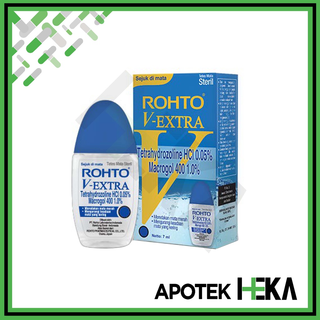 Rohto V Extra 7 ml - Obat Tetes Mata Merah Kering (SEMARANG)