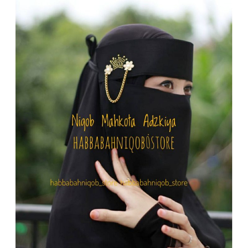 Niqab Bandana Niqab Cadar Niqab Yaman Cadar Bandana Niqob Viral Termurah Niqob MAHKOTA AZKIYA