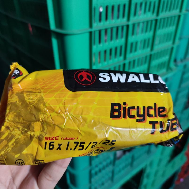 ban dalam 16x1.75/2.125 - ban dalam ukuran 16 - ban dalam sepeda 16 - ban dalam swallow 16x175 - ban