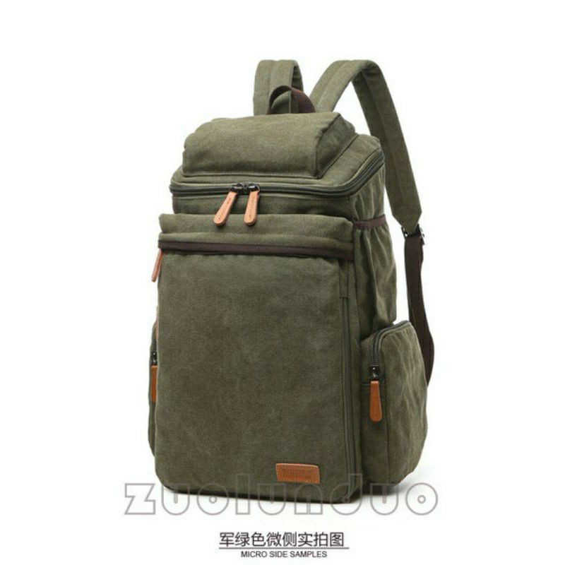 Tas punggung kanvas 9028,ransel,gemblok,backpack