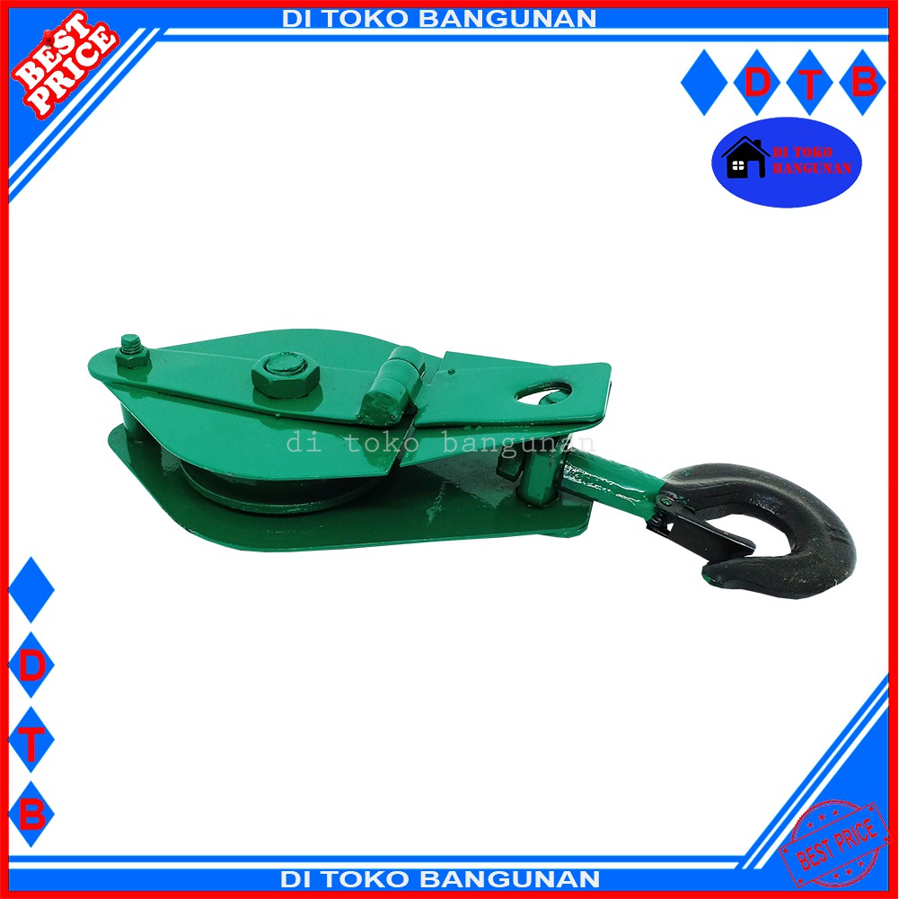 Kerekan Timba Katrol 4 Inch 1 Ton Rush