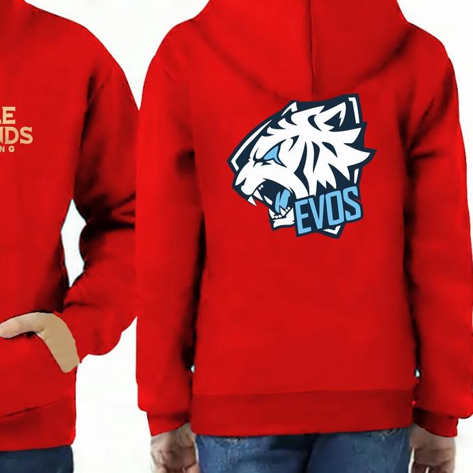 ♢ Hoodie Anak ML EVOS LEGEND - Jaket ML EVOS - Hoodie Mobile legend EVOS / Sweater ML EVOS 6-13 TAHU