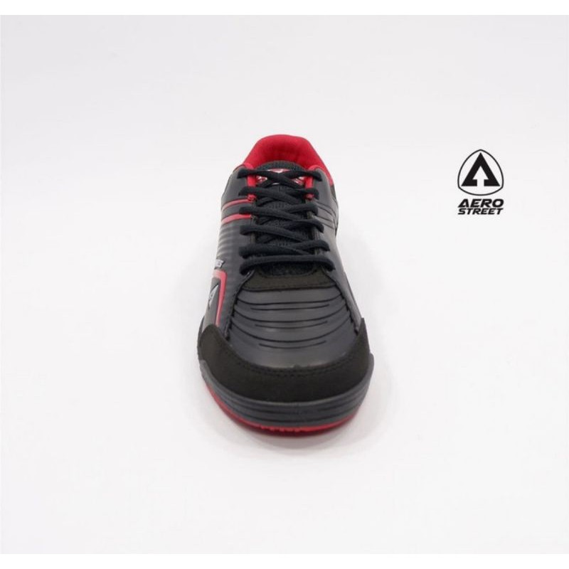 Aerostreet 39-42 Gowes Hitam Merah Sepatu Sport Pria Wanita Aero