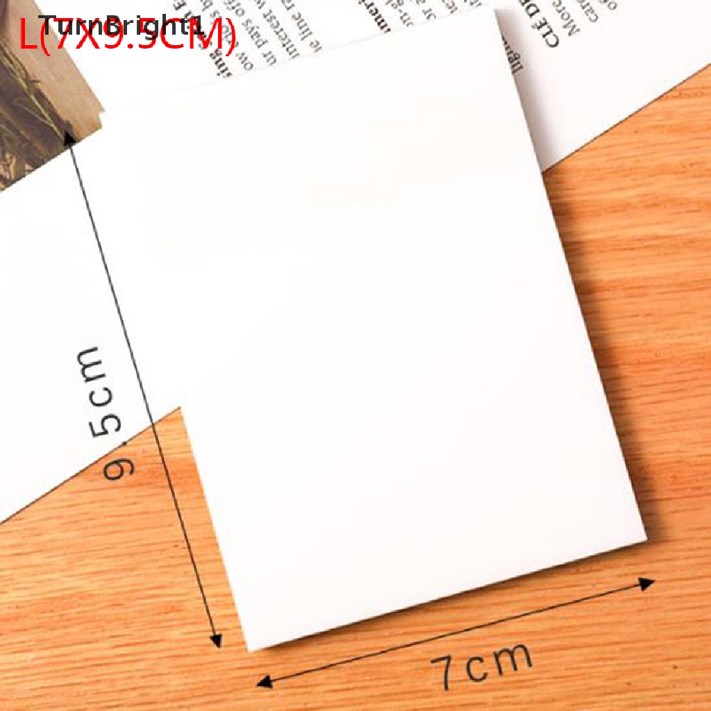 50 Lembar Kertas Memo Sticky Note Warna Transparan Tahan Air-L(7X9.5CM)