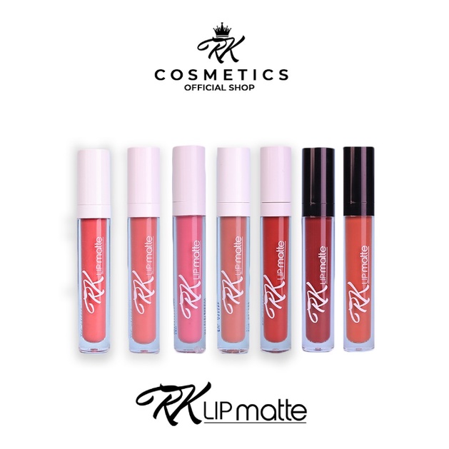 LIP MATTE RK GLOW ALL COLORS  LIP CREAM MATTE VIRAL ORIGINAL