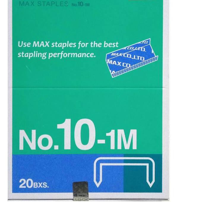 

[N04QC)⭐ Isi Staples Max No.10-1M (20 box kecil) .,.,.,..,