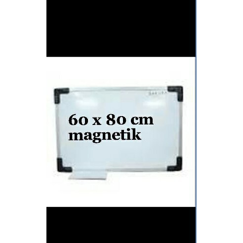 

Baru white board 60 x 80 cm ( magnetic ) Termurah