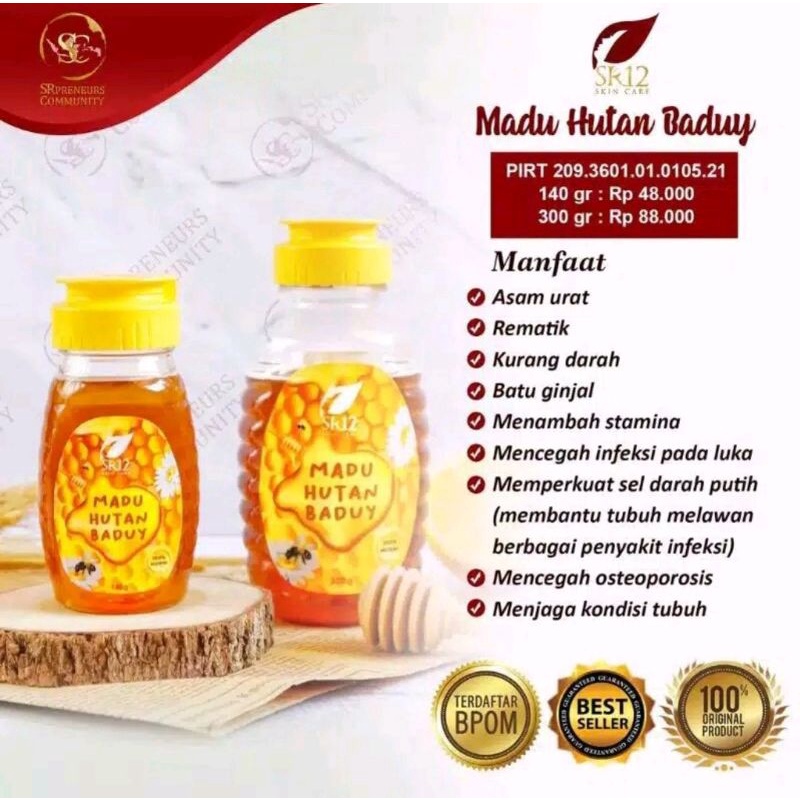

Madu Hutan Baduy SR12 | 100% Madu Asli