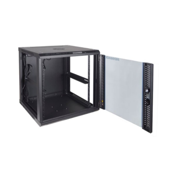 WIR6012S - 12U Wallmount Rack Depth 600mm Single Door 19&quot; - INDORACK