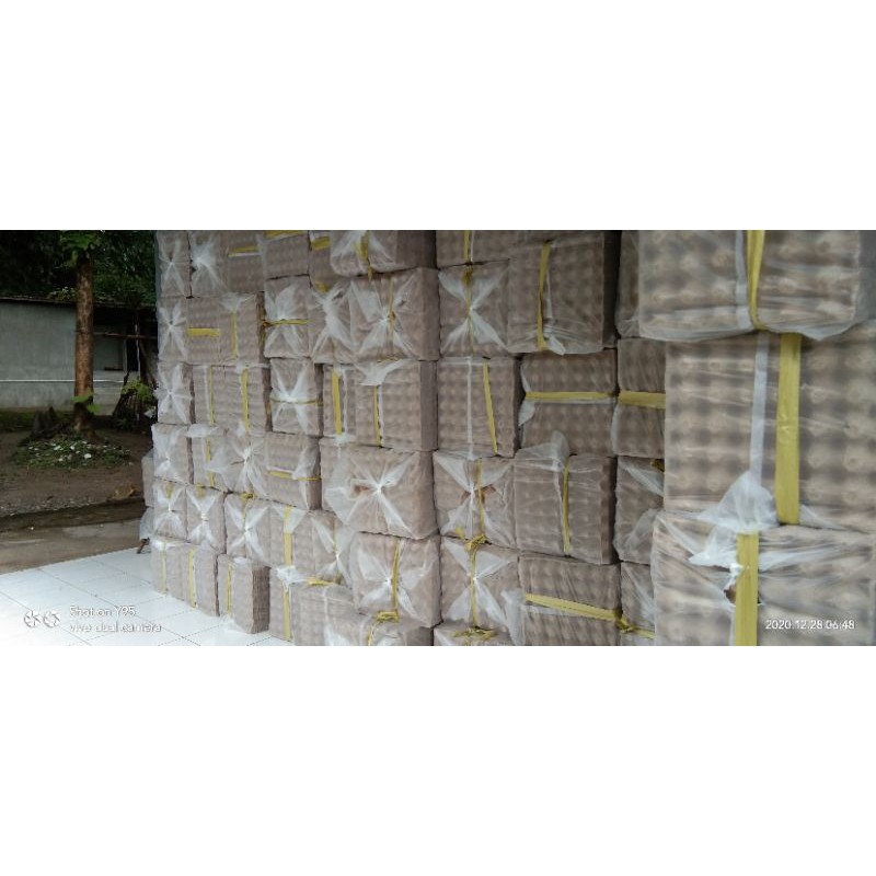 EGGTRAY TELUR / TRAY TELUR / TEMPAT TELUR KARTON BARU
