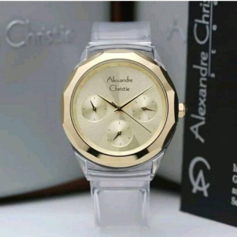 PROMO!! Jam Tangan Wanita Merk Alexander Christie AC2808 Original Garansi Resmi 1thn