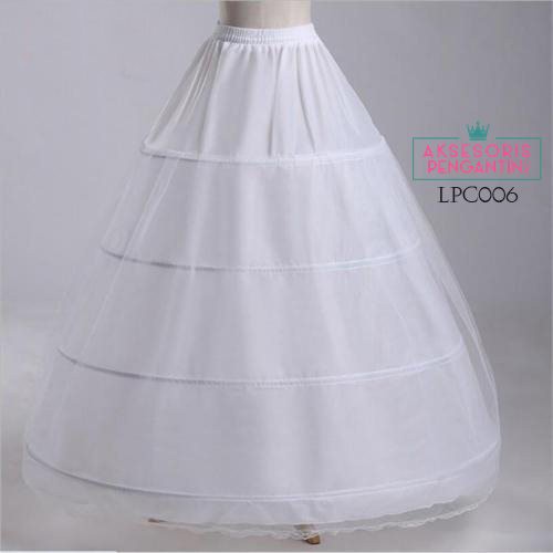 [SIAP KIRIM] ROK NGEMBANG PETTICOAT GRADE A 4 RING 2 LAYER PETIKUT PREMIUM LPC006