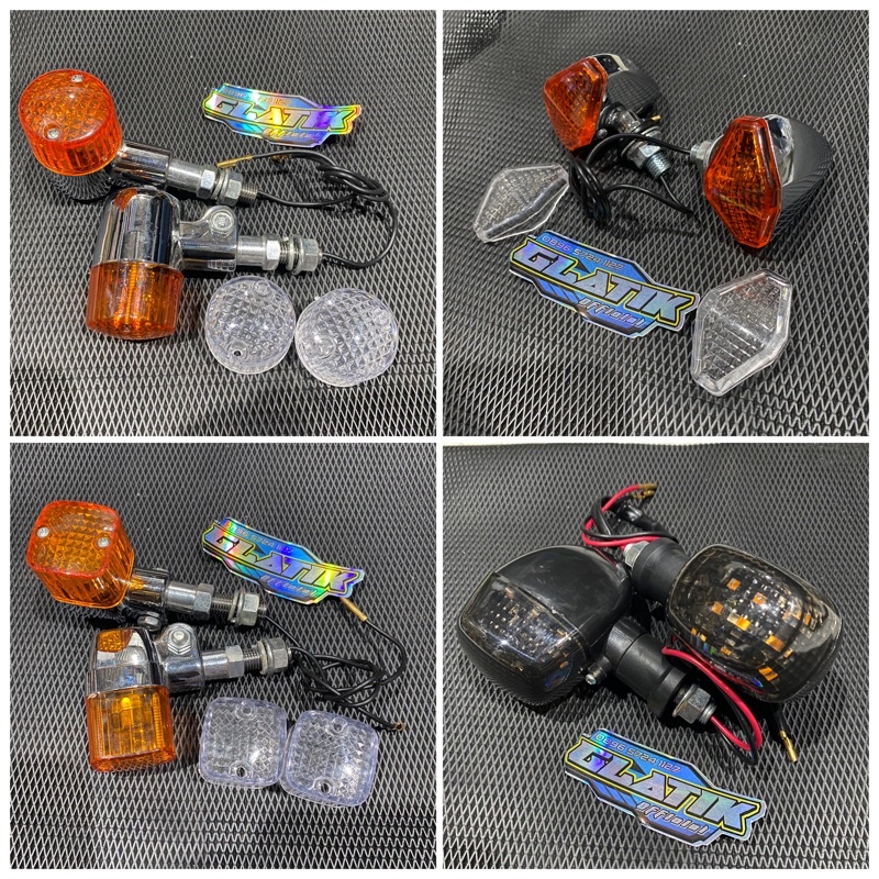 LAMPU SEIN SEN PALU BULAT KOTAK DAYMOND NINJA CB 100 CB 125 GL PRO MAX