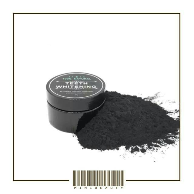 Teeth whitening activated charcoal bubuk pemutih gigi dan masker wajah