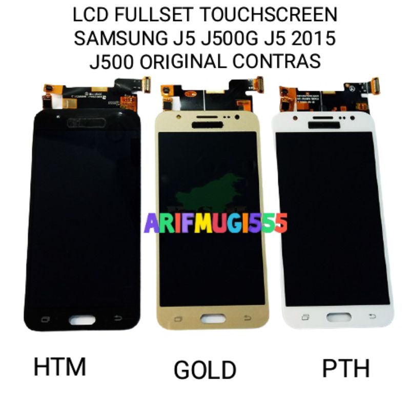 LCD FULLSET TOUCHSCREEN SAMSUNG GALAXY J5/J500 /J500G/J5 2015 CONTRAST ORIGINAL