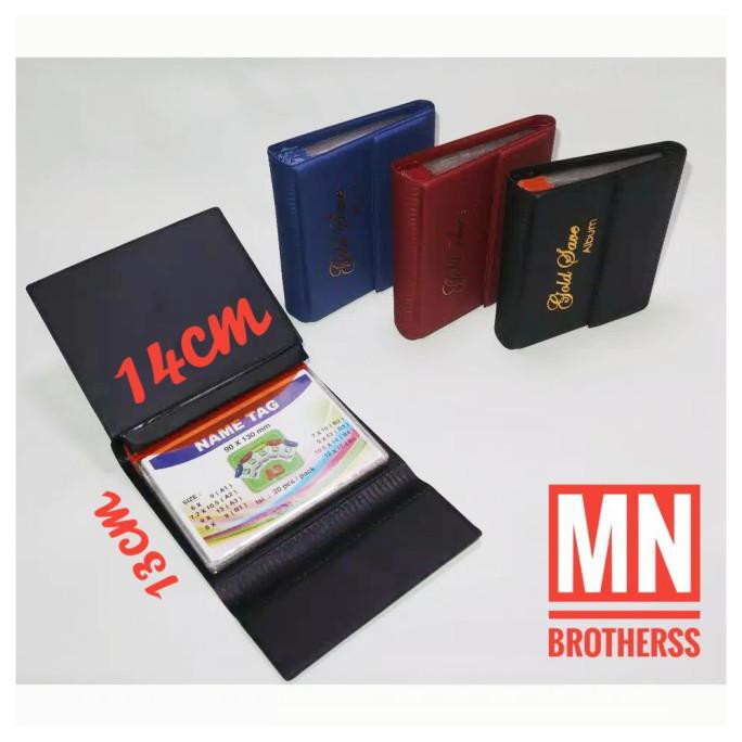 

BEST SALE Gold Save Albim/Penyimpanan Lm Merk yushinca/Album Name tag A3 - Biru