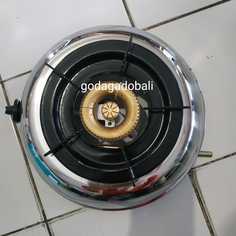 MASPION MKG 201 SSHF - Kompor Gas 1 Tungku Tekanan Rendah Stainless