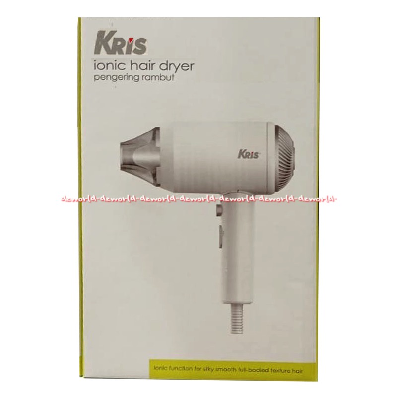 Kris Ionic Dryer Pengering Rambut White Putih HaKris Ionic Hair Dryer Pengering Rambut Warna Putih Hairdryer Ionic Menjaga Rambut Sehat Tebal Glossy.Hair Drayer Panas Maksima Krisbowirdryer Ionic