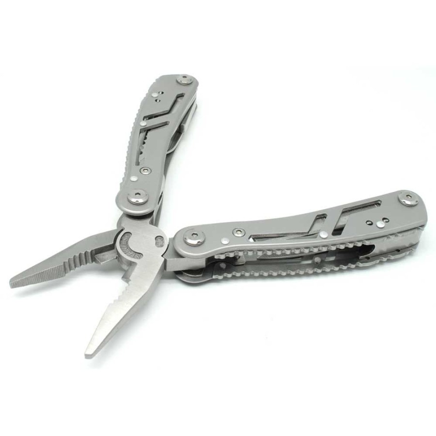 JEEP Multifunctional EDC Plier Survival Tool Stainless Steel - Silver