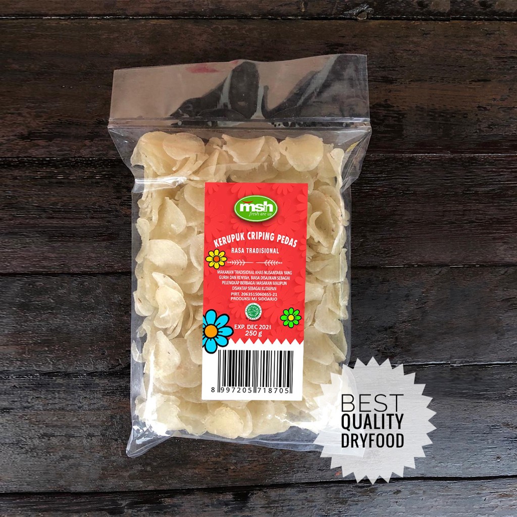 

Kerupuk Criping Pedas 250 Gr